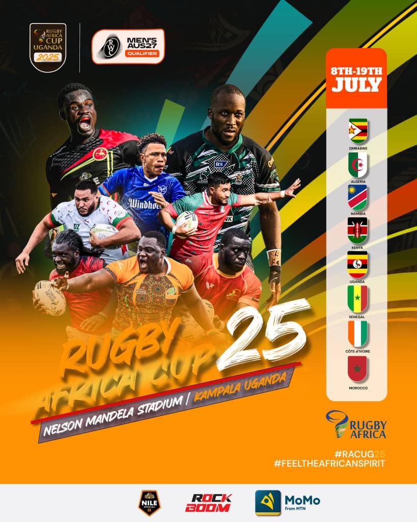 Rugby Africa Cup 2025 Tournament Poster